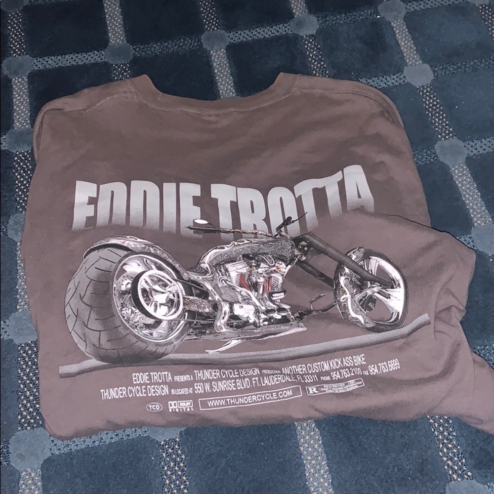 Eddie Trotta Motorcycle Long Sleeved T shirt